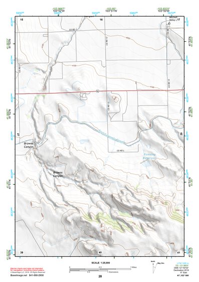 41103NW Page 28 Scottsbluff Topo Preview 1