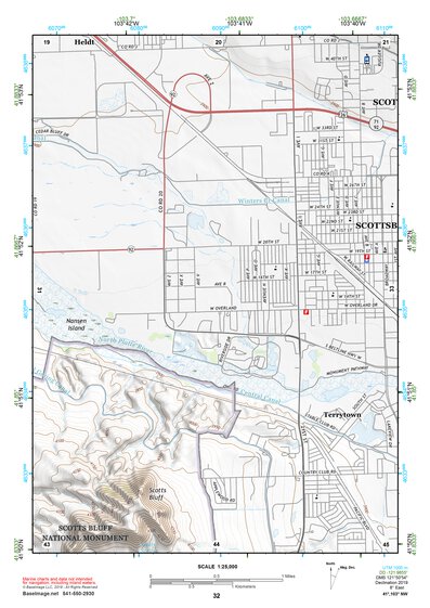 41103NW Page 32 Scottsbluff Topo Preview 1