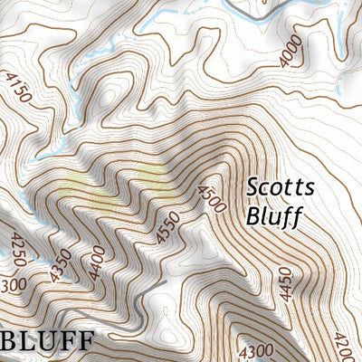 41103NW Page 32 Scottsbluff Topo Preview 3