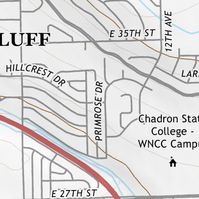 41103NW Page 33 Scottsbluff Topo Preview 3