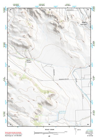 41103NW Page 41 Scottsbluff Topo Preview 1