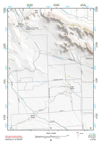 41103NW Page 42 Scottsbluff Topo Preview 1