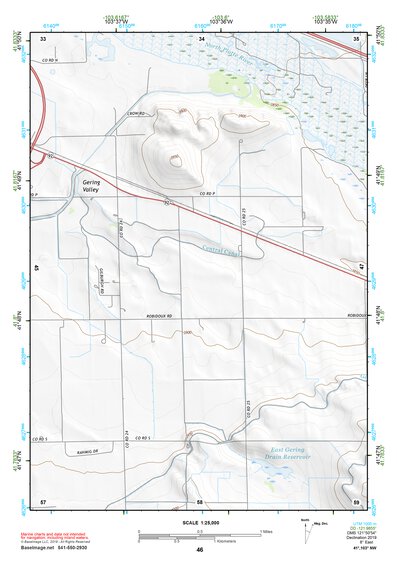 41103NW Page 46 Scottsbluff Topo Preview 1