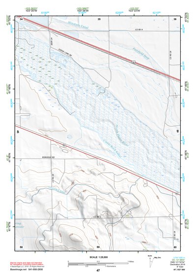 41103NW Page 47 Scottsbluff Topo Preview 1