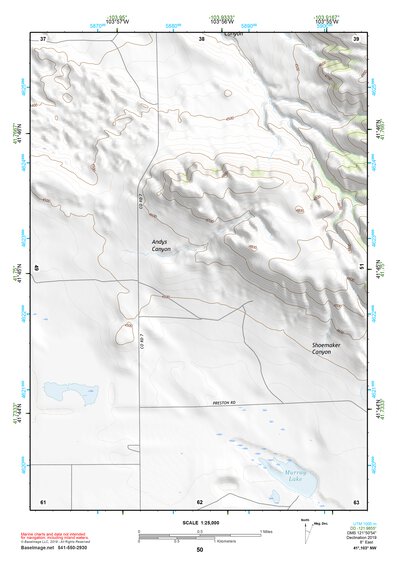 41103NW Page 50 Scottsbluff Topo Preview 1