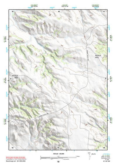 41103NW Page 52 Scottsbluff Topo Preview 1