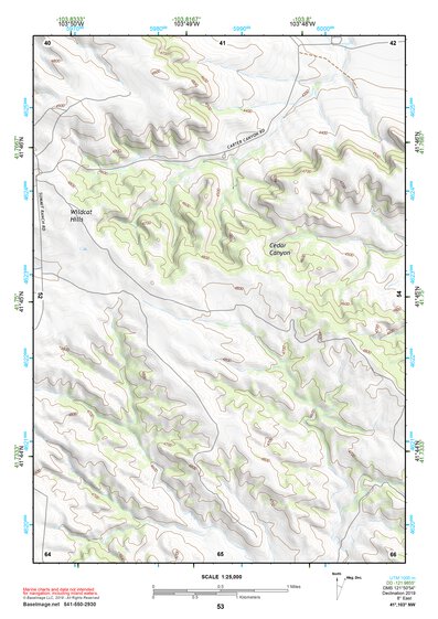 41103NW Page 53 Scottsbluff Topo Preview 1