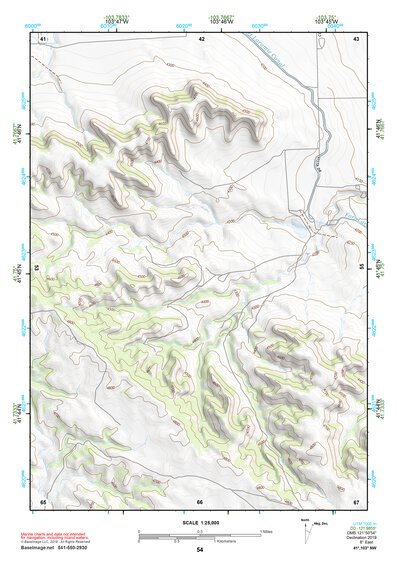 41103NW Page 54 Scottsbluff Topo Preview 1