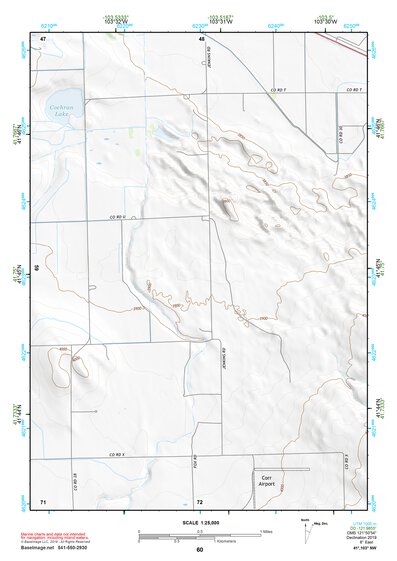 41103NW Page 60 Scottsbluff Topo Preview 1