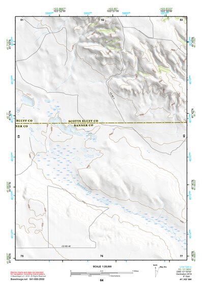 41103NW Page 64 Scottsbluff Topo Preview 1
