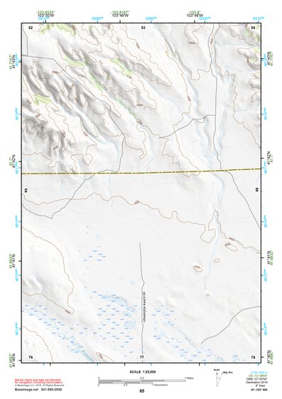 41103NW Page 65 Scottsbluff Topo Preview 1