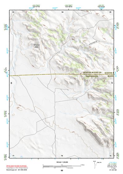 41103NW Page 66 Scottsbluff Topo Preview 1