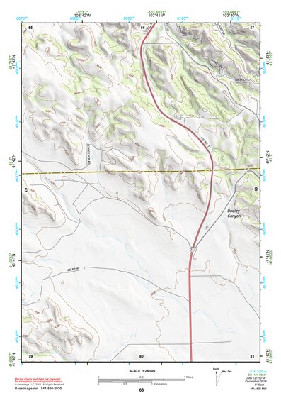 41103NW Page 68 Scottsbluff Topo Preview 1