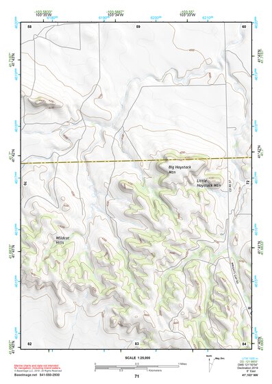 41103NW Page 71 Scottsbluff Topo Preview 1