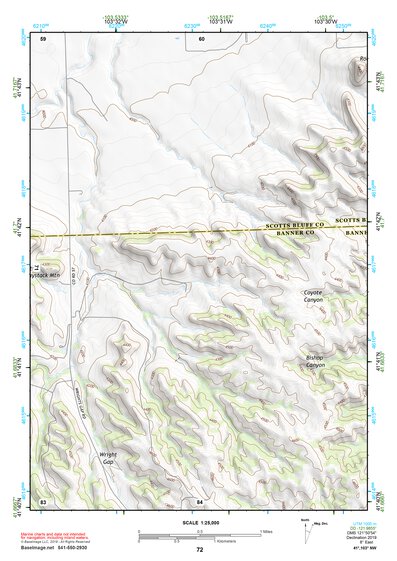 41103NW Page 72 Scottsbluff Topo Preview 1