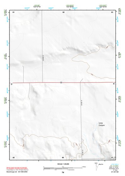 41103NW Page 74 Scottsbluff Topo Preview 1