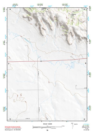 41103NW Page 79 Scottsbluff Topo Preview 1