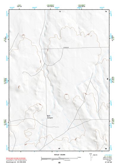 41103NW Page 85 Scottsbluff Topo Preview 1