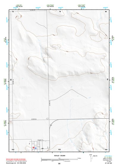 41103NW Page 91 Scottsbluff Topo Preview 1