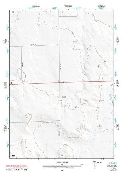 41103NW Page 96 Scottsbluff Topo Preview 1
