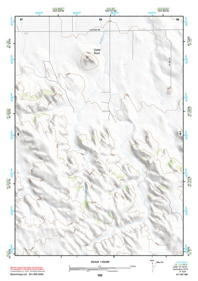 41103NW Page 100 Scottsbluff Topo Preview 1
