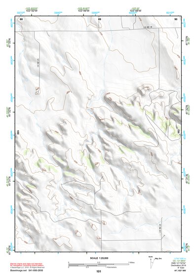 41103NW Page 101 Scottsbluff Topo Preview 1