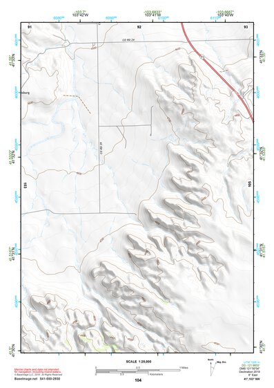 41103NW Page 104 Scottsbluff Topo Preview 1