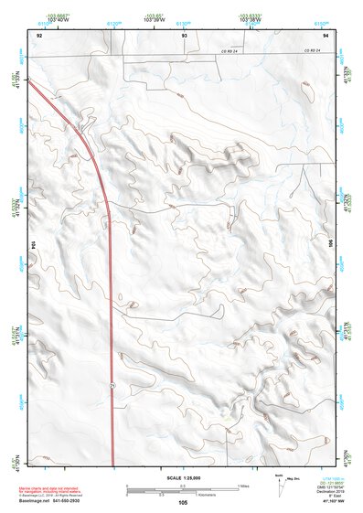 41103NW Page 105 Scottsbluff Topo Preview 1