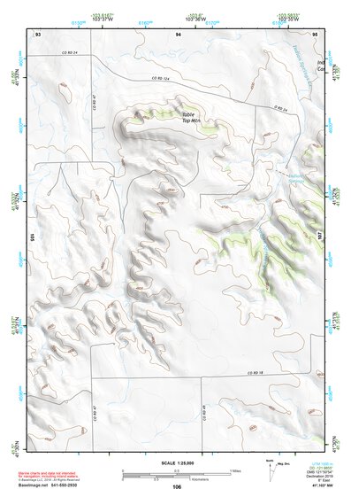 41103NW Page 106 Scottsbluff Topo Preview 1