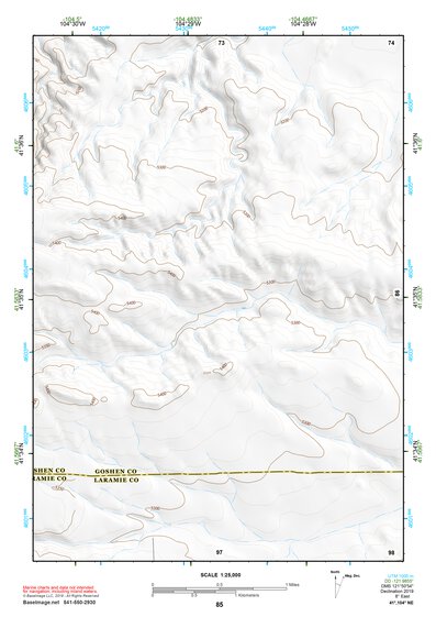 41104NE Page 85 Chugwater Topo Preview 1