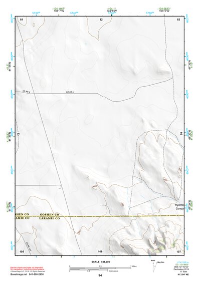 41104NE Page 94 Chugwater Topo Preview 1