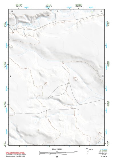 41104NE Page 99 Chugwater Topo Preview 1