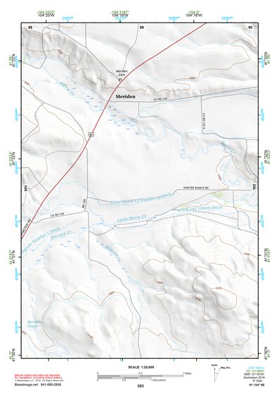 41104NE Page 101 Chugwater Topo Preview 1