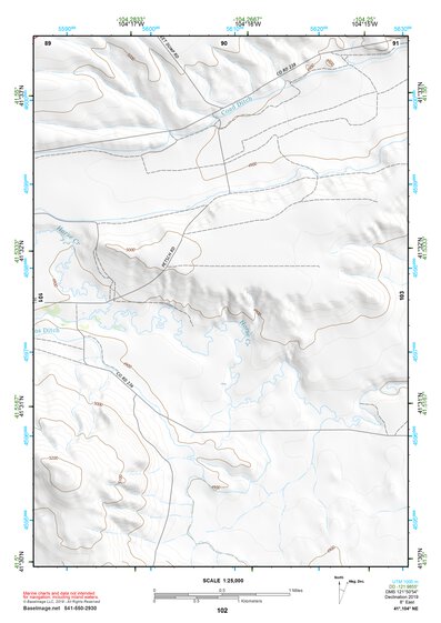 41104NE Page 102 Chugwater Topo Preview 1
