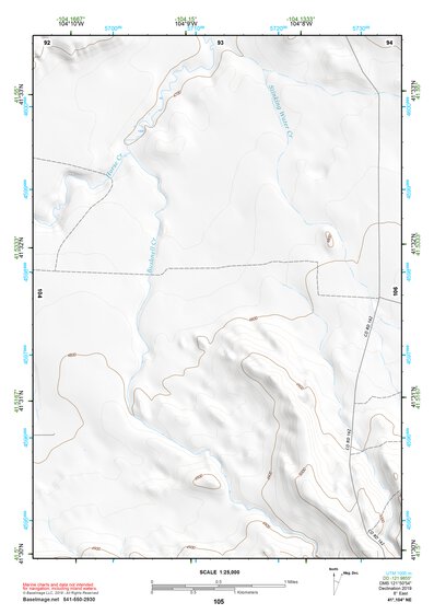 41104NE Page 105 Chugwater Topo Preview 1