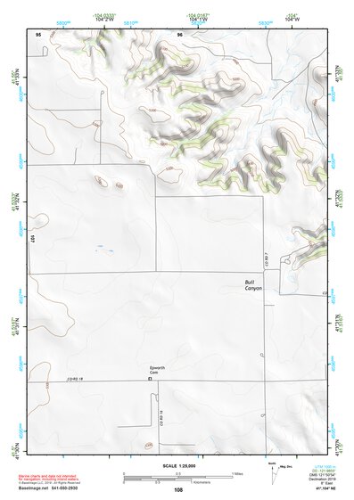 41104NE Page 108 Chugwater Topo Preview 1