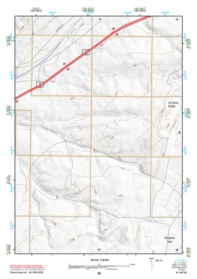 41106NE Page 25 Medicine Bow Topo Preview 1