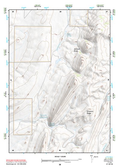 41106NE Page 38 Medicine Bow Topo Preview 1