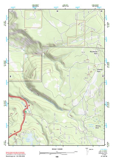 41106NE Page 100 Medicine Bow Topo Preview 1