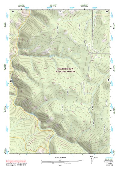 41106NE Page 103 Medicine Bow Topo Preview 1