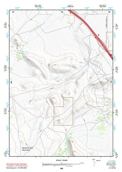 41106NE Page 106 Medicine Bow Topo Preview 1