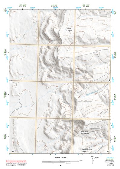 41107NE Page 9 Rawlins Topo Preview 1