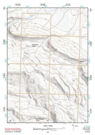 41107NE Page 11 Rawlins Topo Preview 1