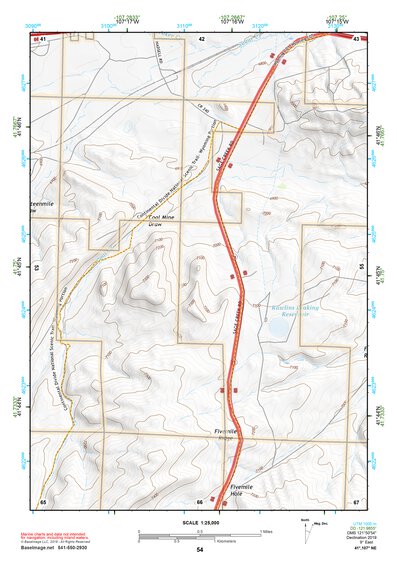 41107NE Page 54 Rawlins Topo Preview 1