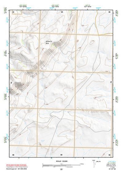 41107NE Page 77 Rawlins Topo Preview 1