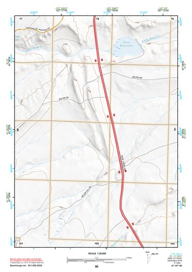 41107NE Page 90 Rawlins Topo Preview 1