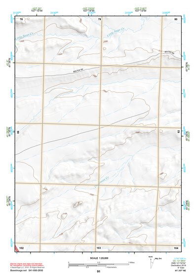 41107NE Page 91 Rawlins Topo Preview 1