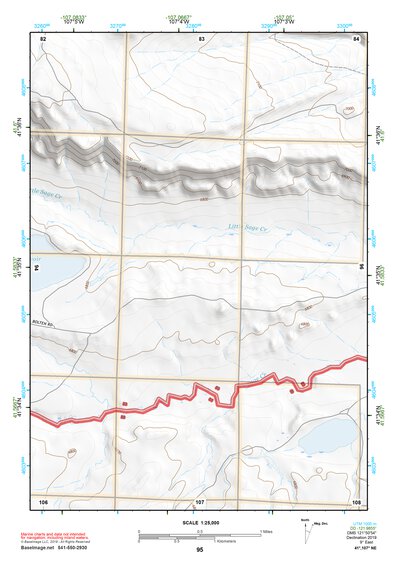41107NE Page 95 Rawlins Topo Preview 1