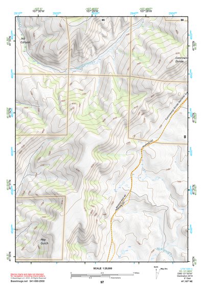 41107NE Page 97 Rawlins Topo Preview 1