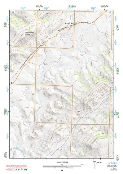 41107NE Page 98 Rawlins Topo Preview 1